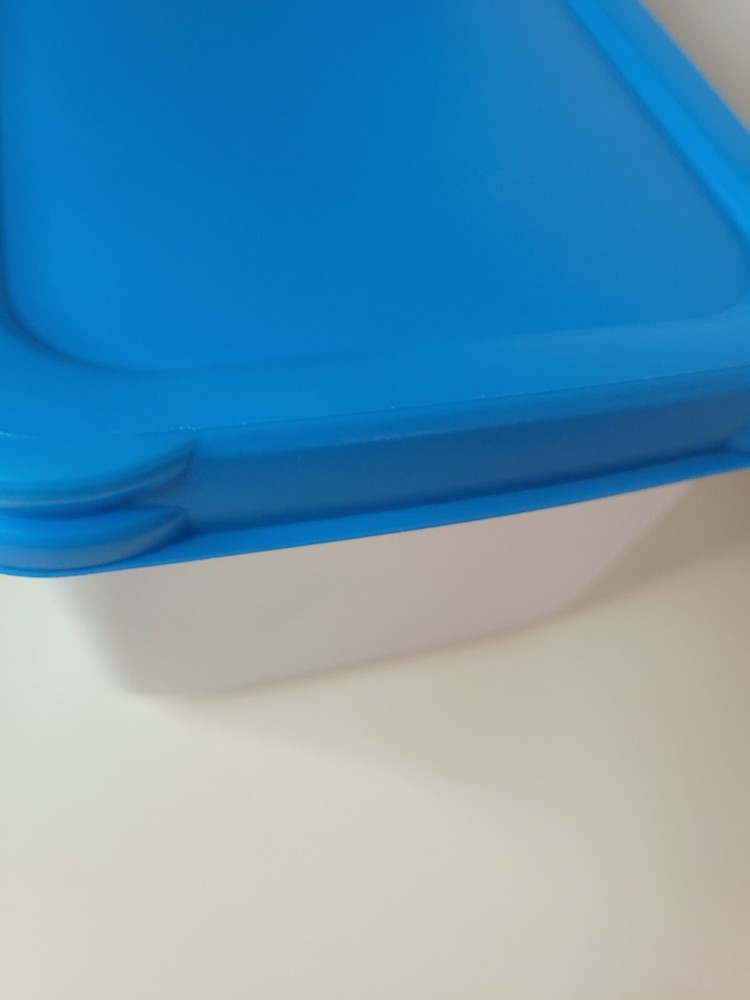 Baby Wipes Container Kroger Vintage EMPTY Blue and white