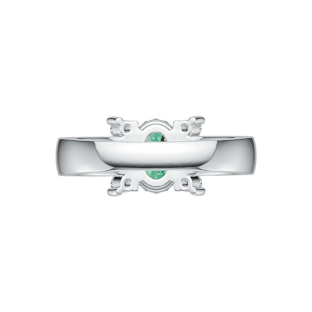 Sterling Silver Semi Mount Ring Setting Oval OV 8X6mm