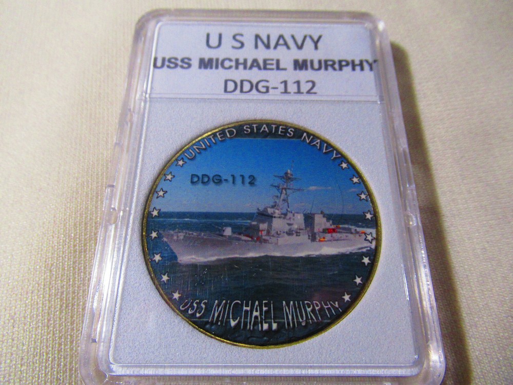 US NAVY - USS MICHAEL MURPHY (DDG-112) Challenge Coin