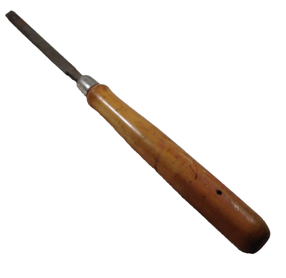 Vintage ROCKWELL Turning Tool Lathe Chisel #124 Wood Handle