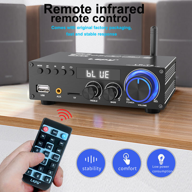 ‌Studio-Grade Amplifier: 50Wx2 Output & Noise-Free Design‌