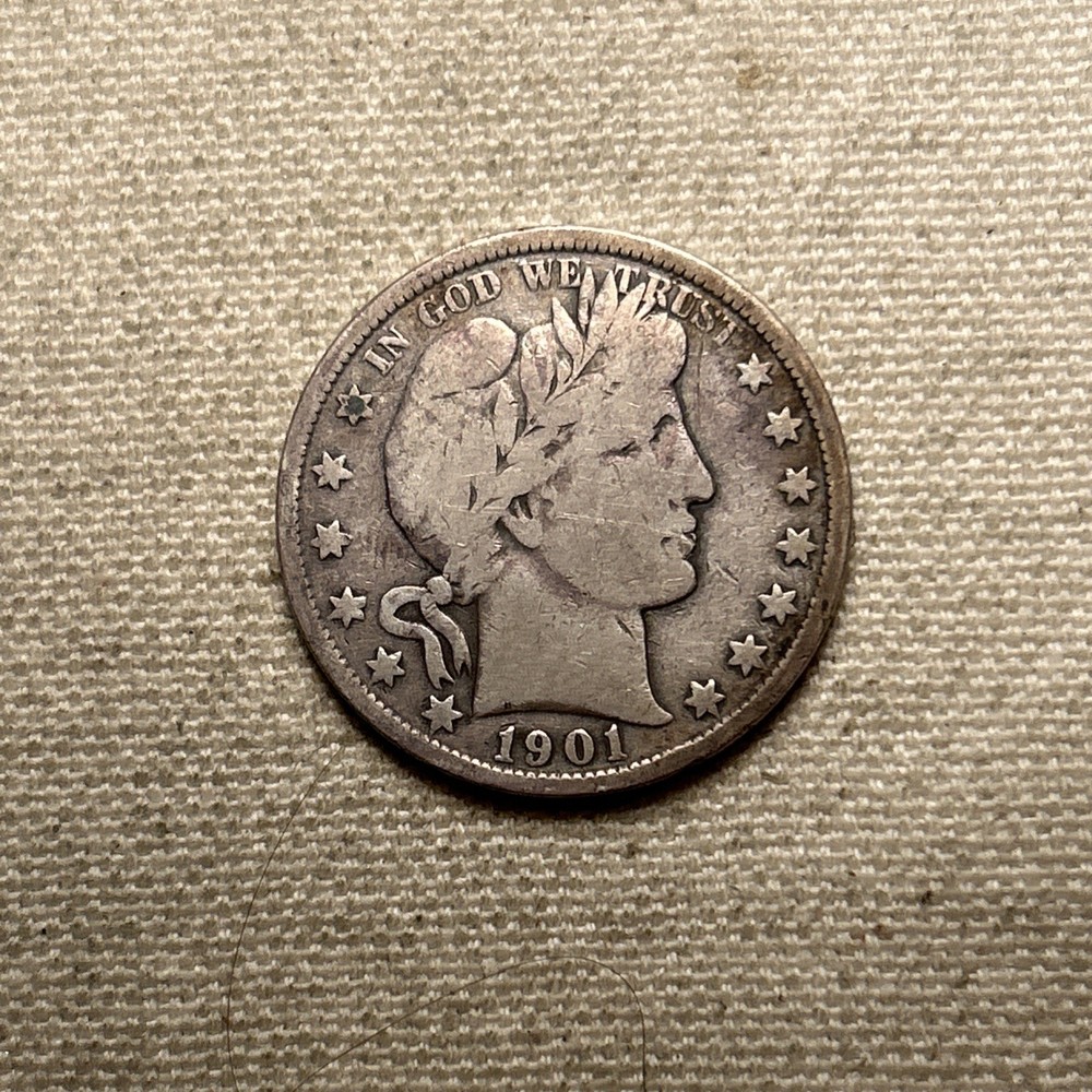 1901 Barber Half Fine TL