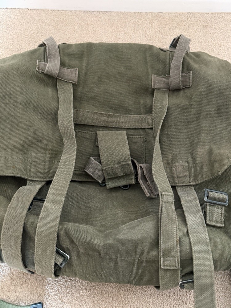 British Military Issue 58 Pattern Green Webbing Large Rucksack Pack