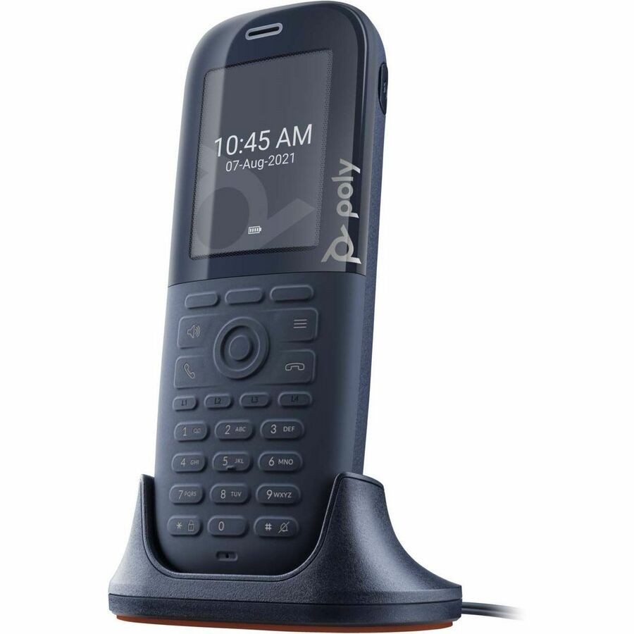 Poly Rove 30 DECT Cordless Handset 2.4" Black 18Hr Talk Time
