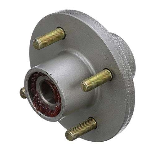 Trailer Wheel Hub, 1 in. Axle 4 Lug Galvanized