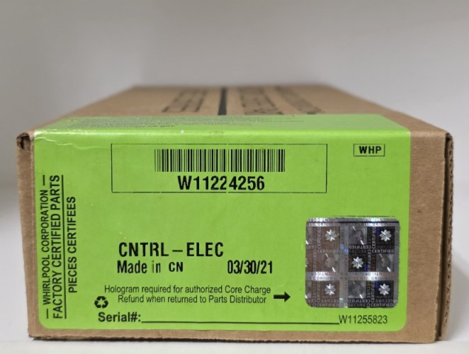 Genuine OEM Whirlpool Refrigerator Control Board W11224256 New