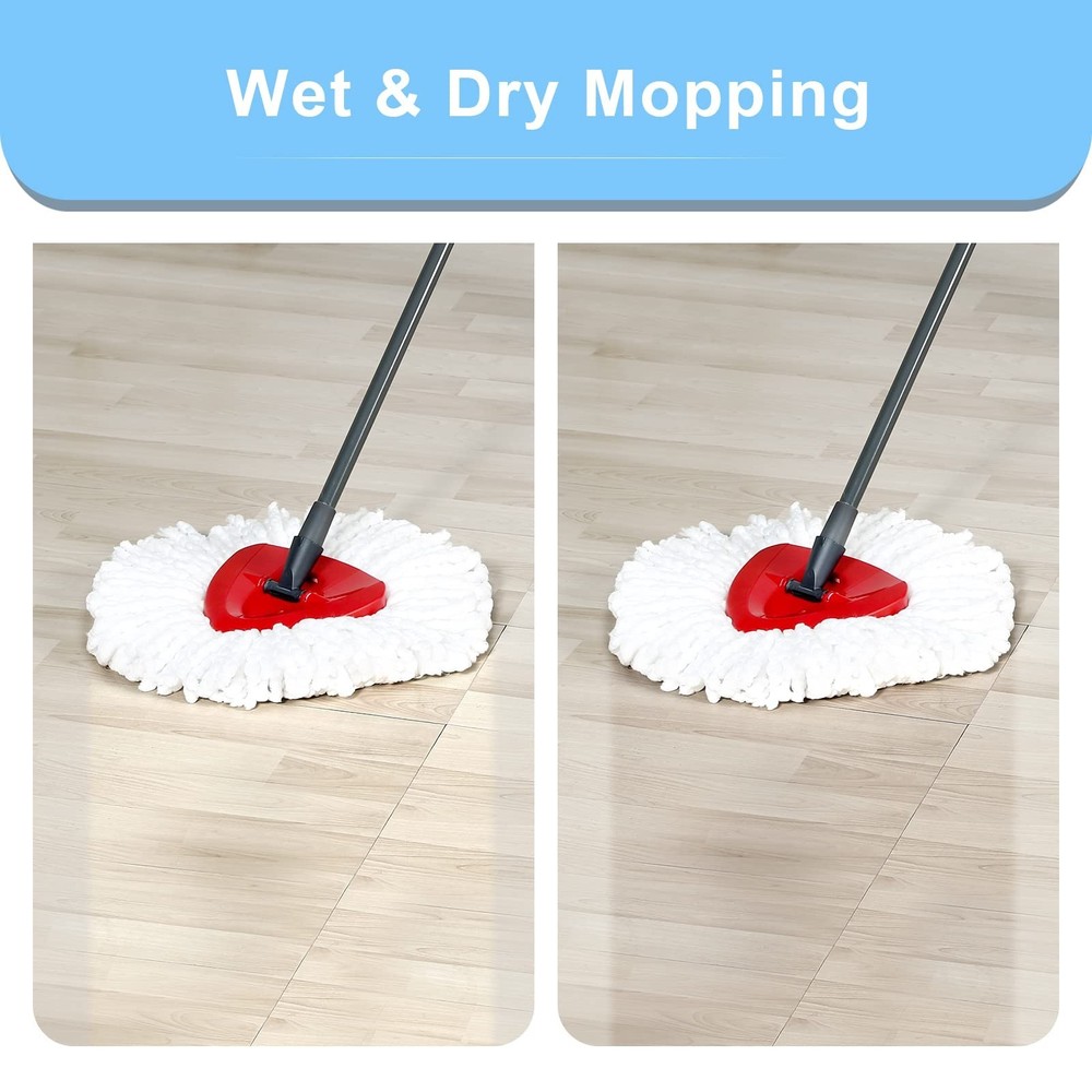 3 Pack Mop Replace Head, Refill Replacements Compatible for O Cedar Spin Mop,...