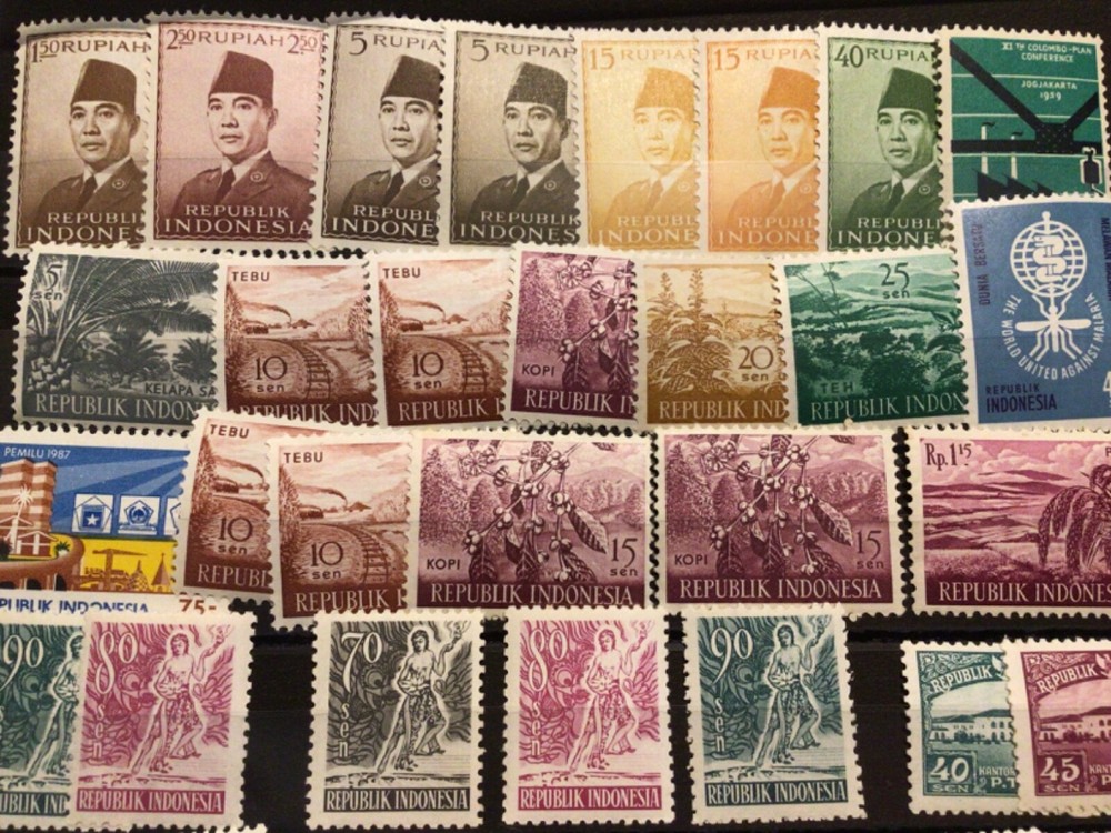 Indonesia mint never hinged stamps for collecting A9935