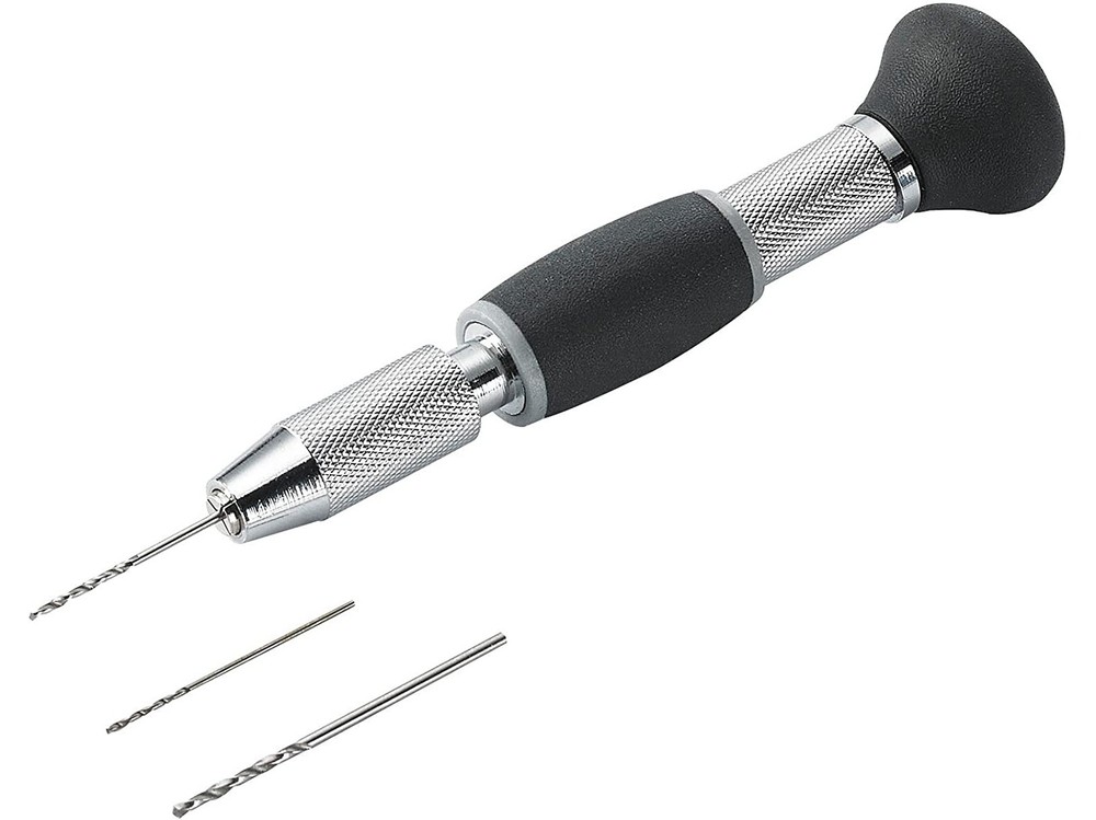 Revell - Hand Drill inc. 3 Drill Bits, 39064
