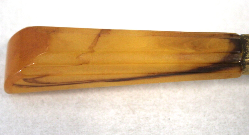 Vintage Schick Injector Razor - Butterscotch Bakelite Handle