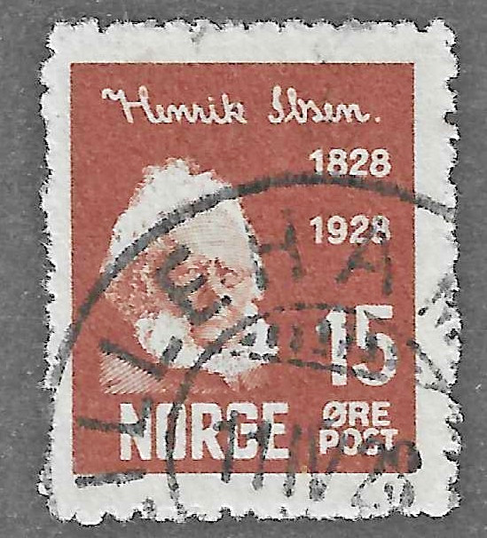 Norway (1928)  - Scott # 133.    Used