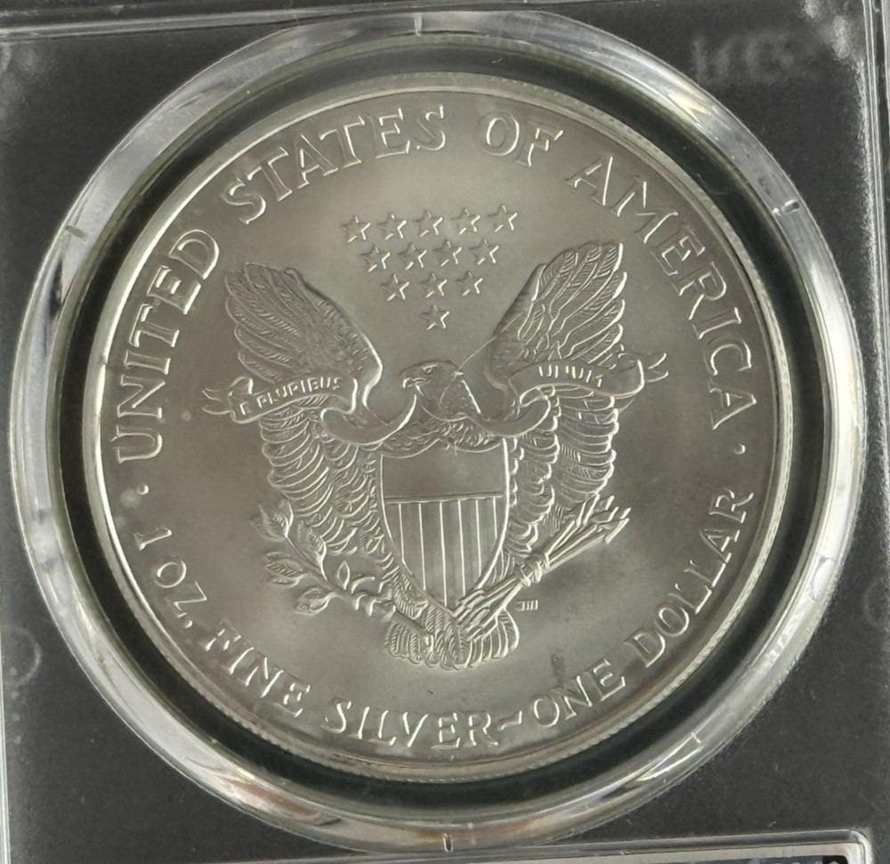 2002 $1 American Silver Eagle PCGS MS69 (Blue Label)