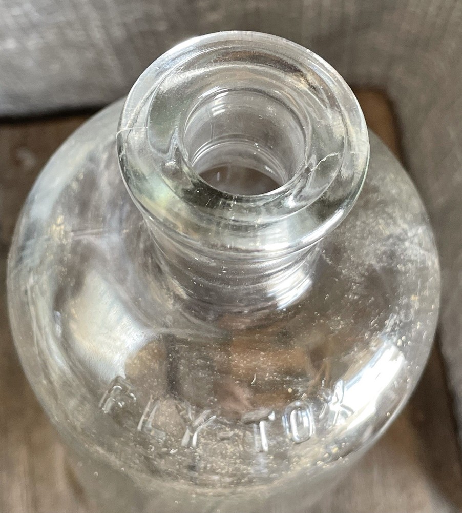 1920’s Fly-Tox Poison Cork Top Bottle