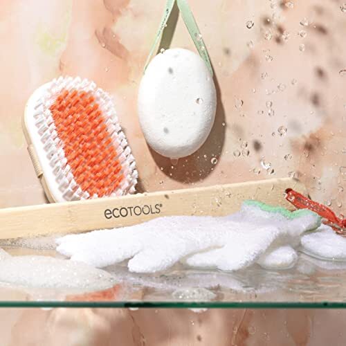 ECO Body Back Bath Brush - for Shower with Long Handle, Back Washer Scrubber