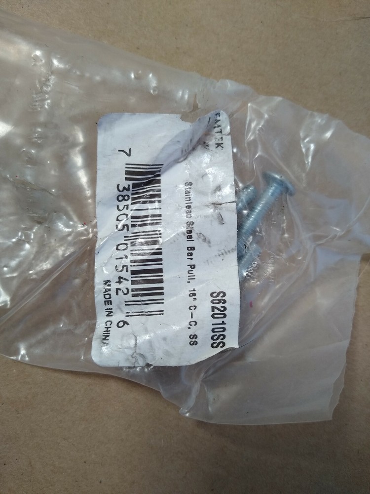 NEW Emtek S62010SS EMT Cabinet Pull 16" Center Pull