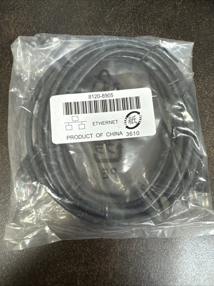 8120-8905 New Genuine Ethernet Cable Black