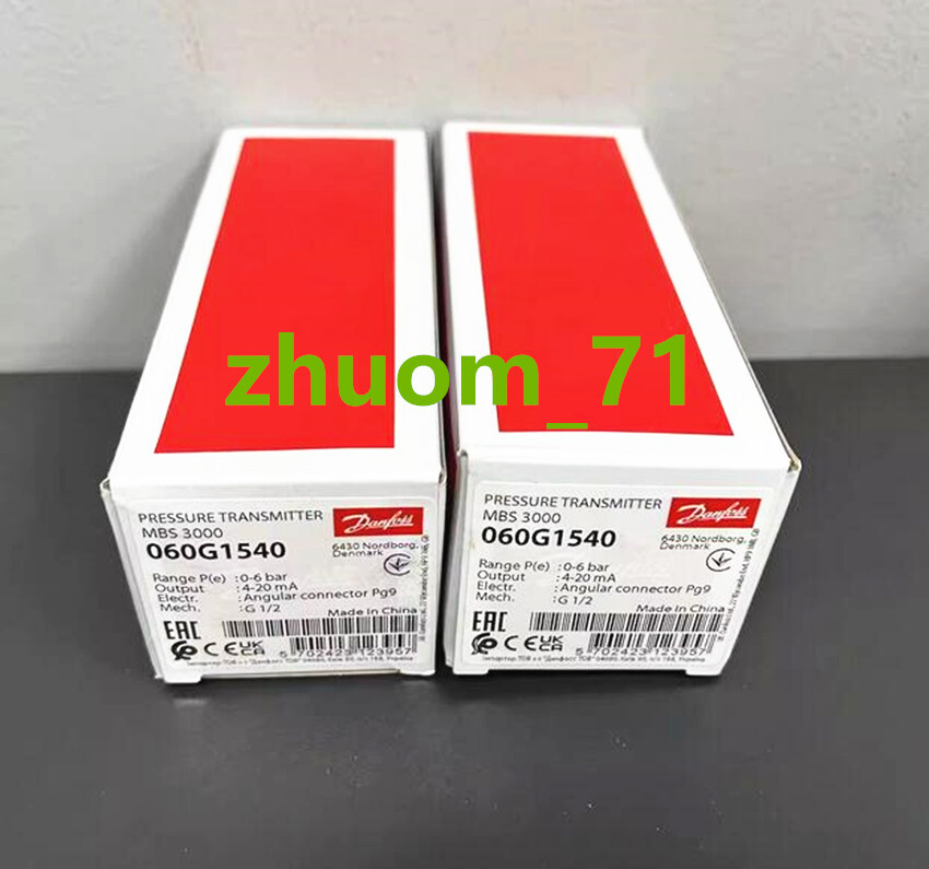 1PC Danfoss pressure sensor MBS3000 060G1540