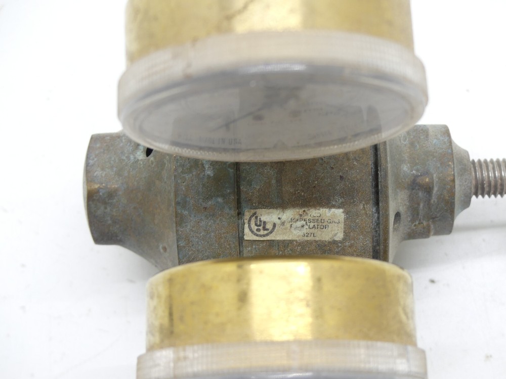 UL 327L Brass Compressed Gas Regulator 4000 PSI
