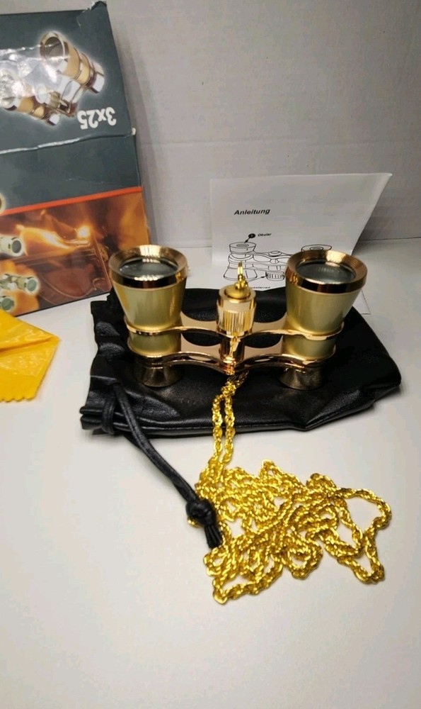 3X25 Binoculars Low-Light Vision Telescope Compact High Definition Open Box New.