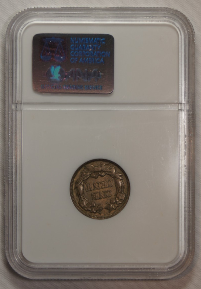 1857 Flying Eagle Cent- NGC MS62