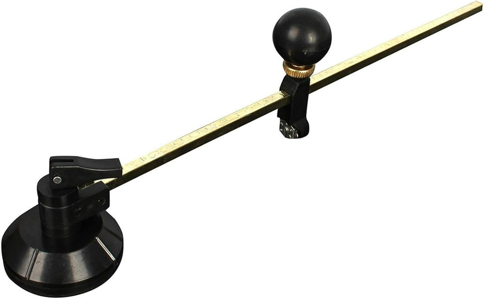 Circular Glass Cutter, Adjustable Compasses Type Glass Circle Cutting Tool, G...