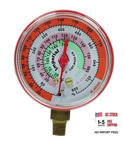 Tool 422-CR Replacement Gauge, High Side, Red