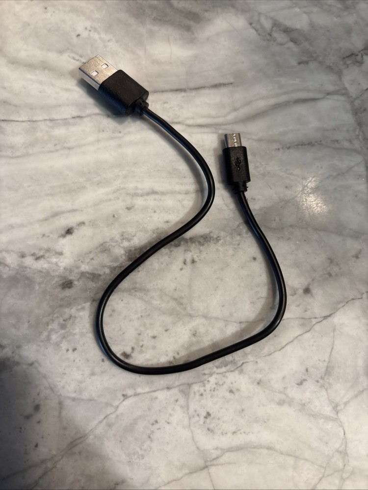 Short Micro USB Cable 1ft, 12 inch Fast Android Charger Cord for Black