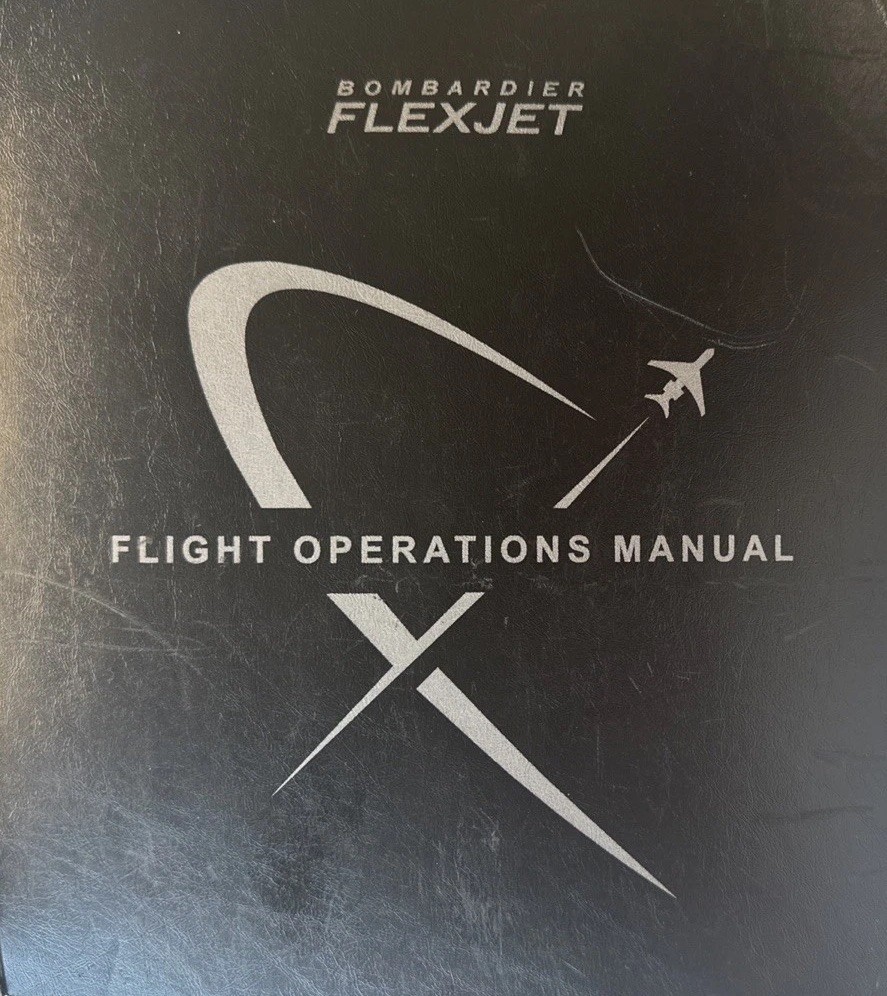 Bombardier FLEXJET FLIGHT OPERATIONS MANUAL