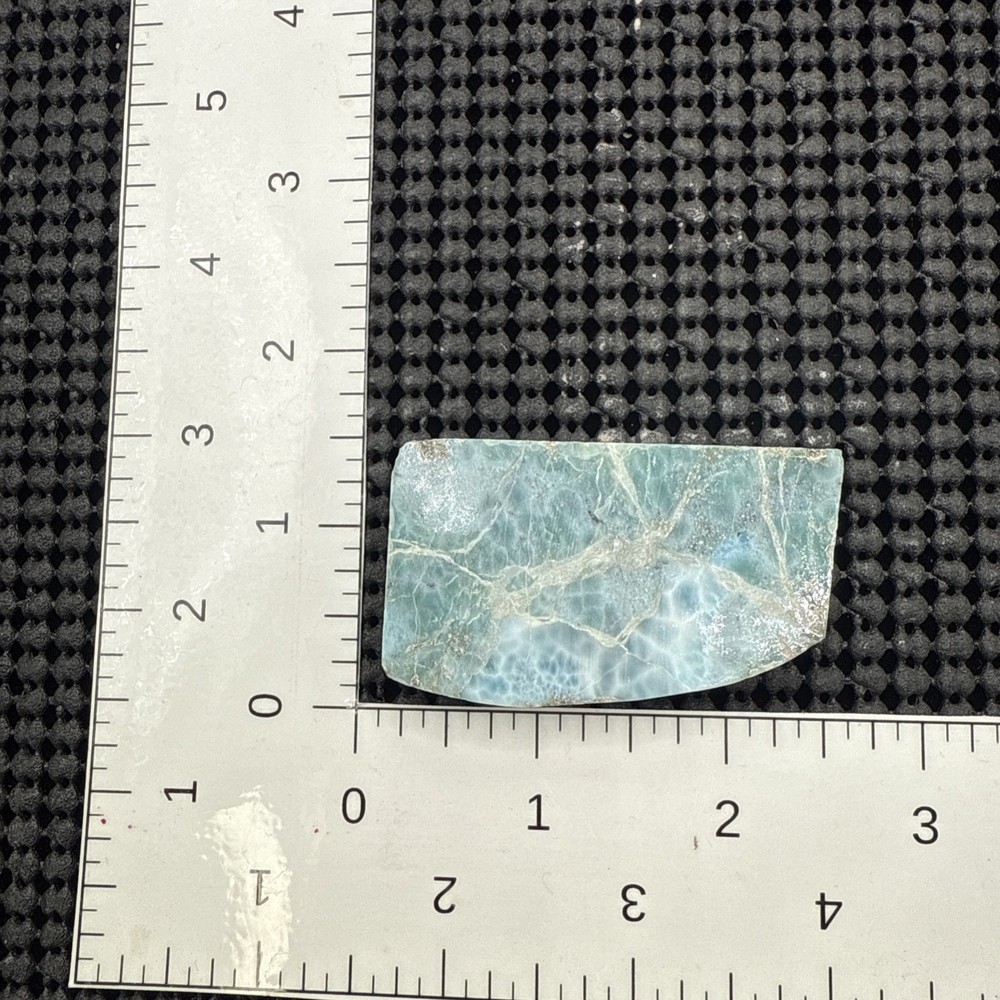 Larimar- High Quality Larimar slab AAA grade. 46 Grams