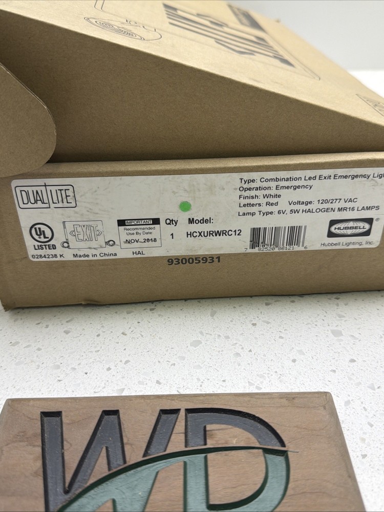HCXURWRC12 Hubbell Emergency Exit LED Light