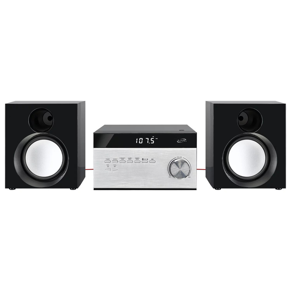 Home Shelf Stereo w/ Bluetooth Wireless Speakers Electronic Music System Remote