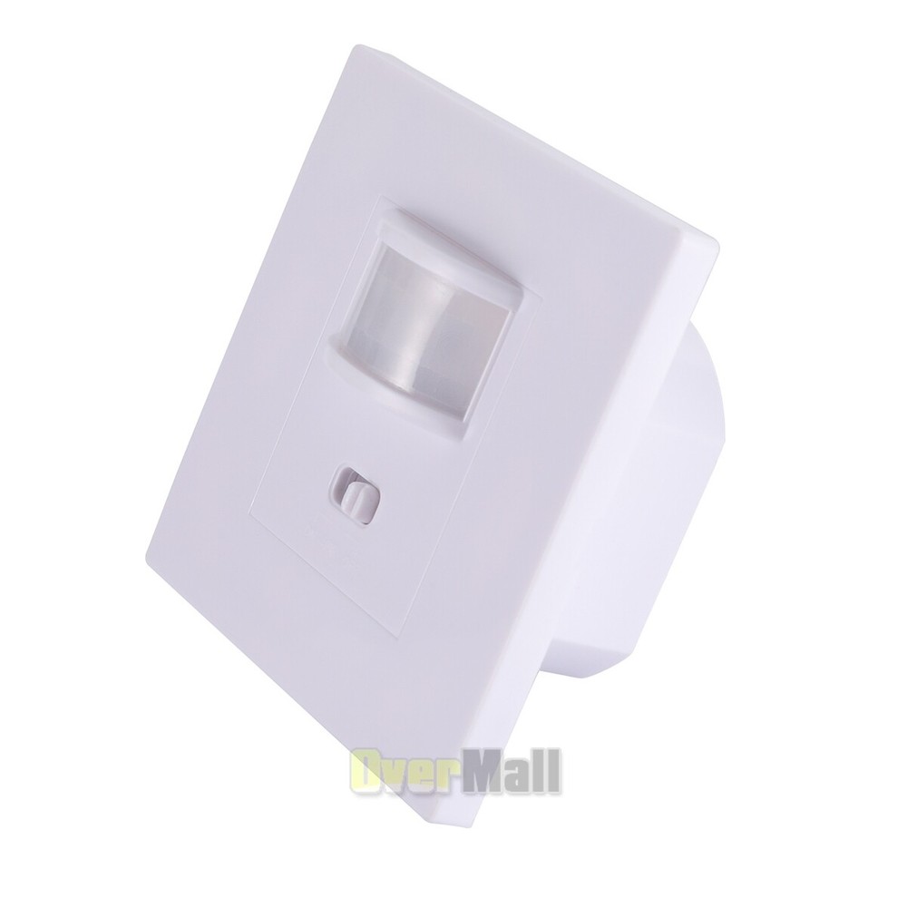 PIR Infrared Motion Sensor Detector Wall Lighting Switch Automatic ON/OFF Home