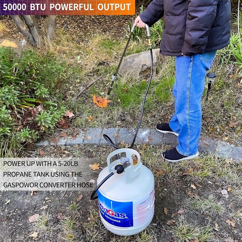 Self-Igniting 50,000 BTU Outdoor Torch