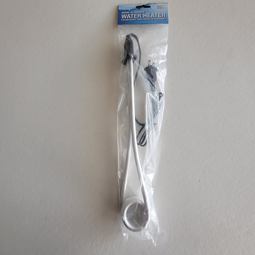 2 - 1000W Immersion Water Heater Portable Electric Submersible 13.5 Inch Boiler