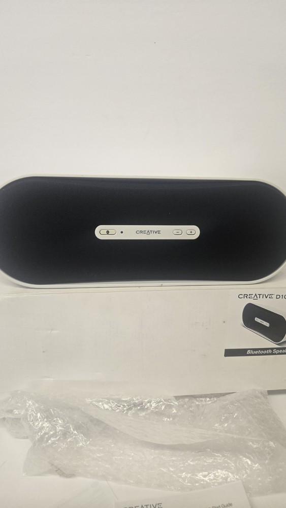 Creative D100 Bluetooth Wireless Speaker White - Portable Stereo Boxed & Tested