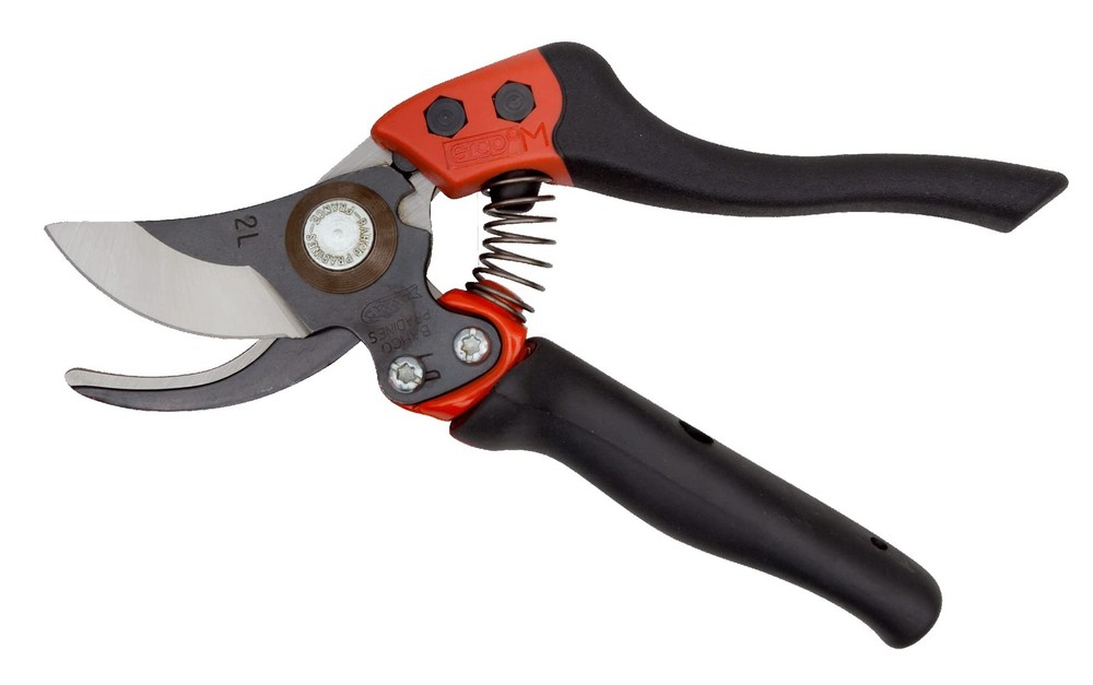 Bahco Ergo Bypass Secateur with Rotating Handle, Medium, 20 mm Cutting Capacity