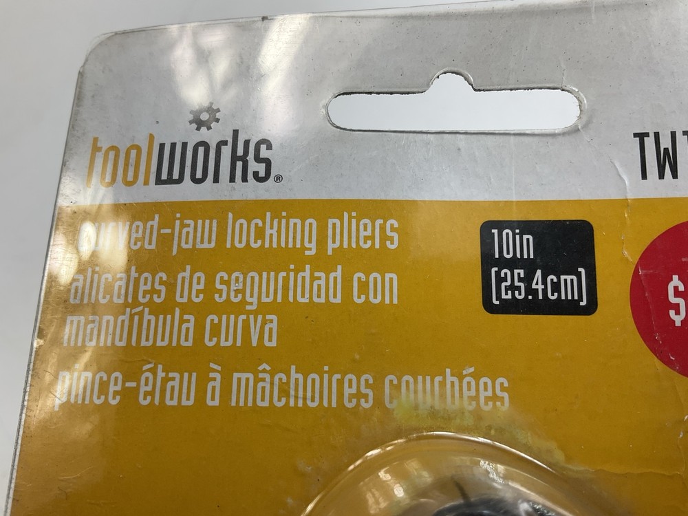 Toolworks TW1426 10" Curved Jaw Locking Pliers