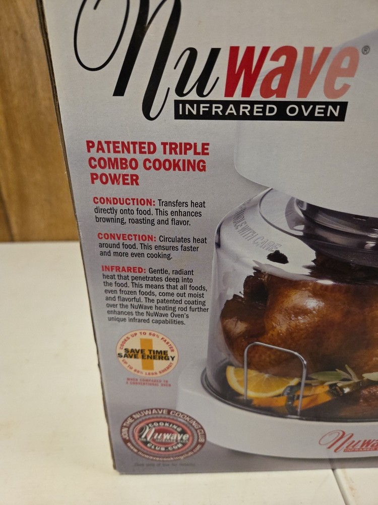 NuWave Pro Infrared Oven Model 20201 White & Red Bonus Pack New Open Box