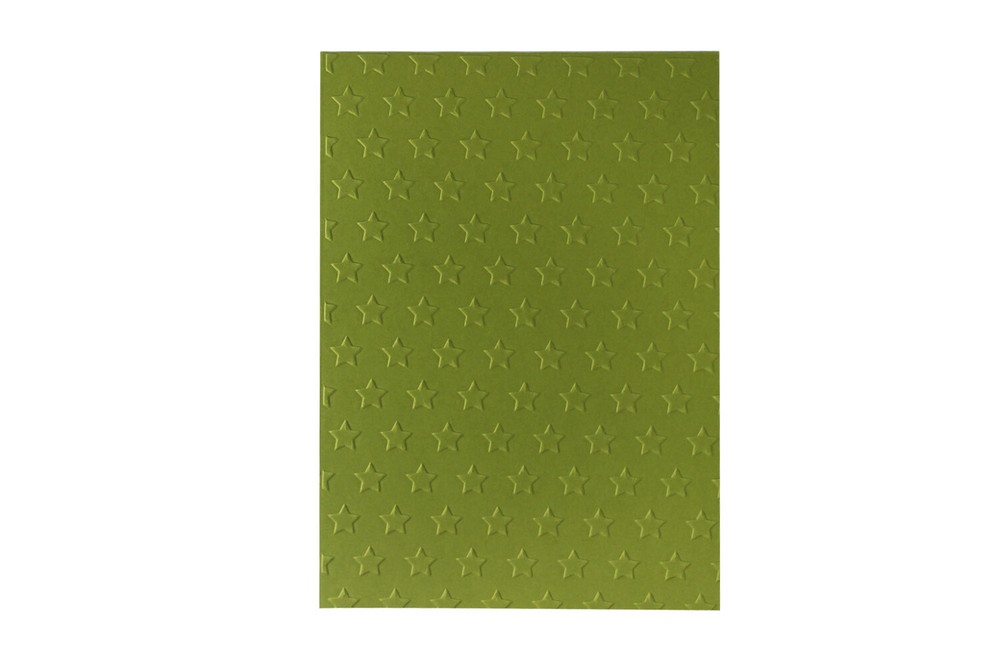 Bira Craft 5" x 7" Star Embossing Folder, Christmas Embossing Folder