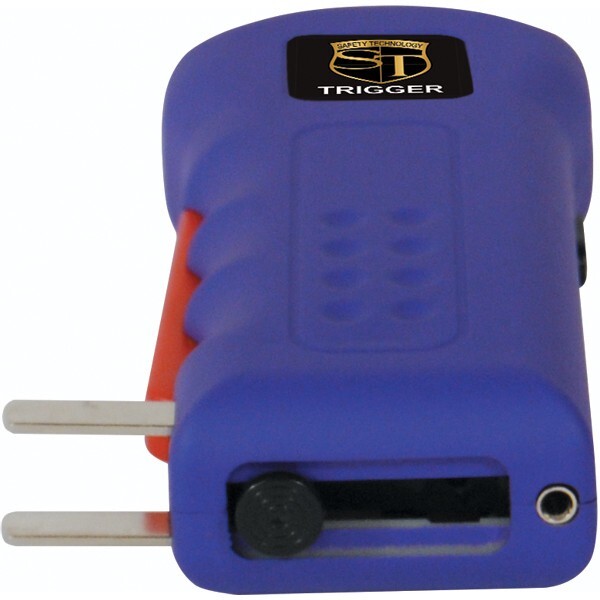 Stun Gun Trigger 75 Million Volts Squeeze Trigger Flashlight Disable Pin Purple