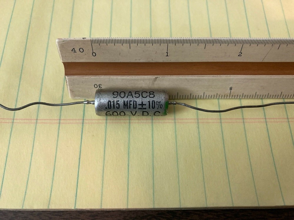 Capacitor .015 mfd 600 vdc John E. Fast (5 pieces)