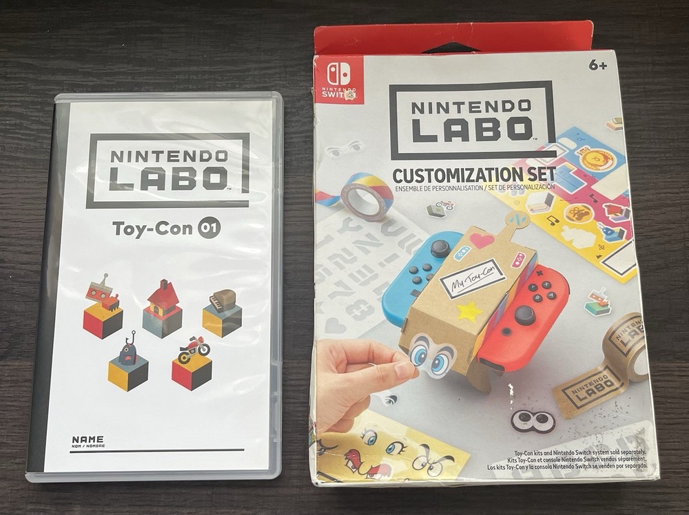 Nintendo Labo Customization Set For Nintendo Switch Plus Toy Con-01 Switch Game