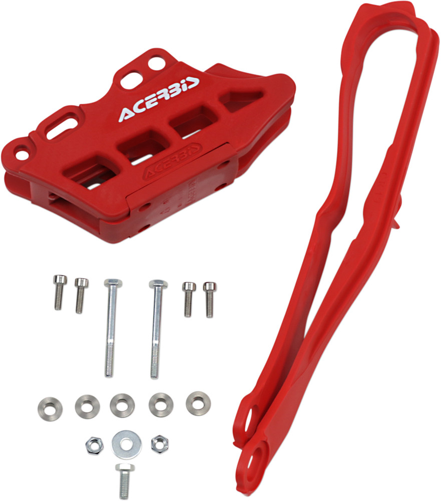 Acerbis Chain Guide and Slider Kit Red #2742640227