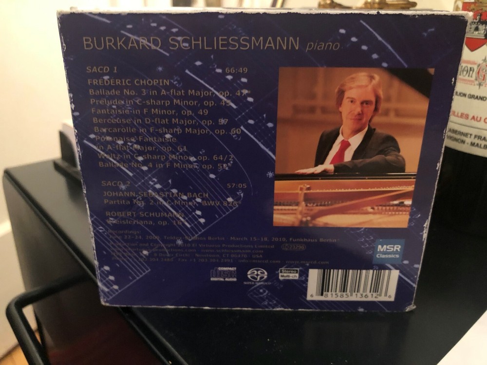 Burkard Schliessmann : Chopin-Schumann 2010: Anniversary Editio CD