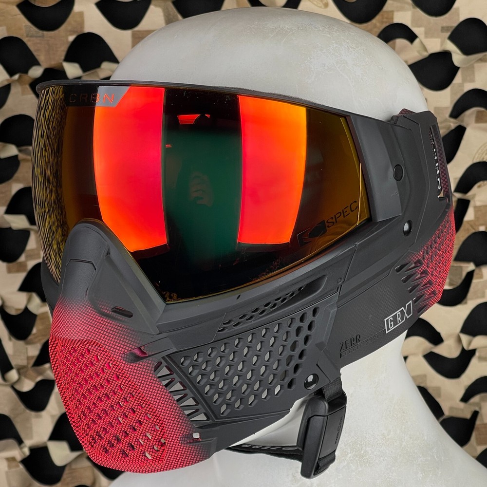 NEW Carbon CRBN Zero GRX Paintball Mask (Less Coverage) - Half-Tone Pink