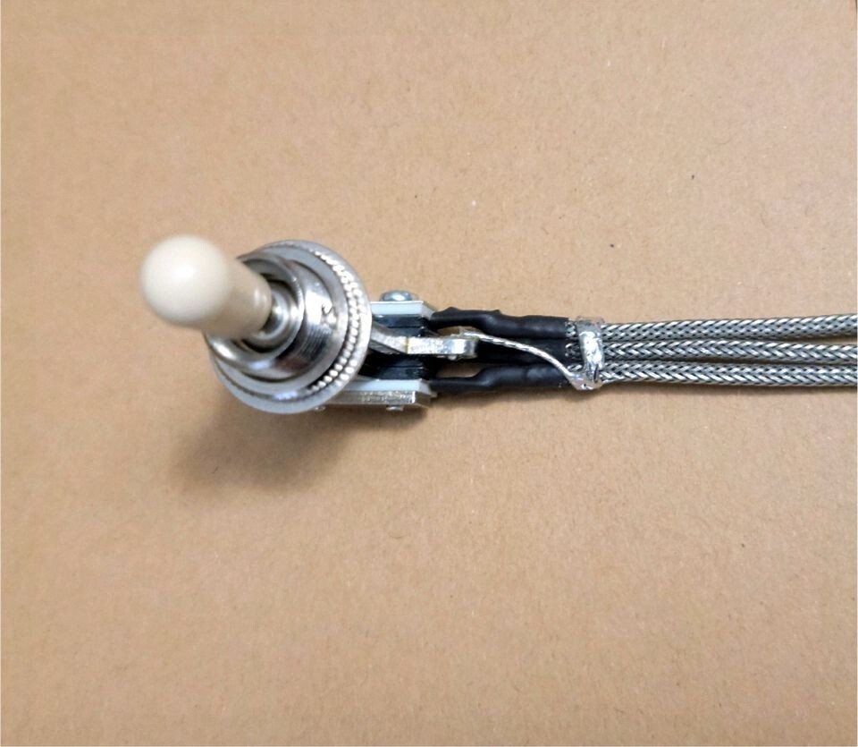 Switchcraft short frame pre-wired 3 Way Toggle Switch fits Gibson or Epiphone