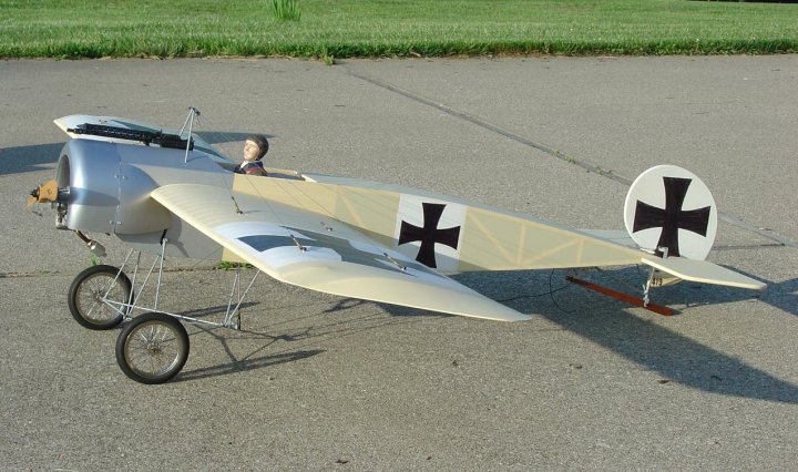 WWI Fokker EIII 1/6 scale RC Printed  Plans