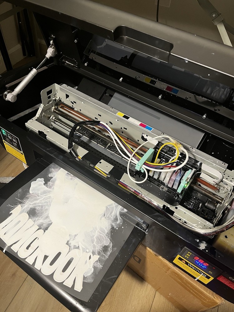 CREWORKS V720 Wide/Large Format Inkjet Printer with Roll Holder – DTF Ready