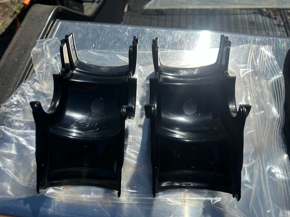 New Leaf Gravity Bin 3” Lower Spout Blacktritan 2-Pack OEM Part Replacement