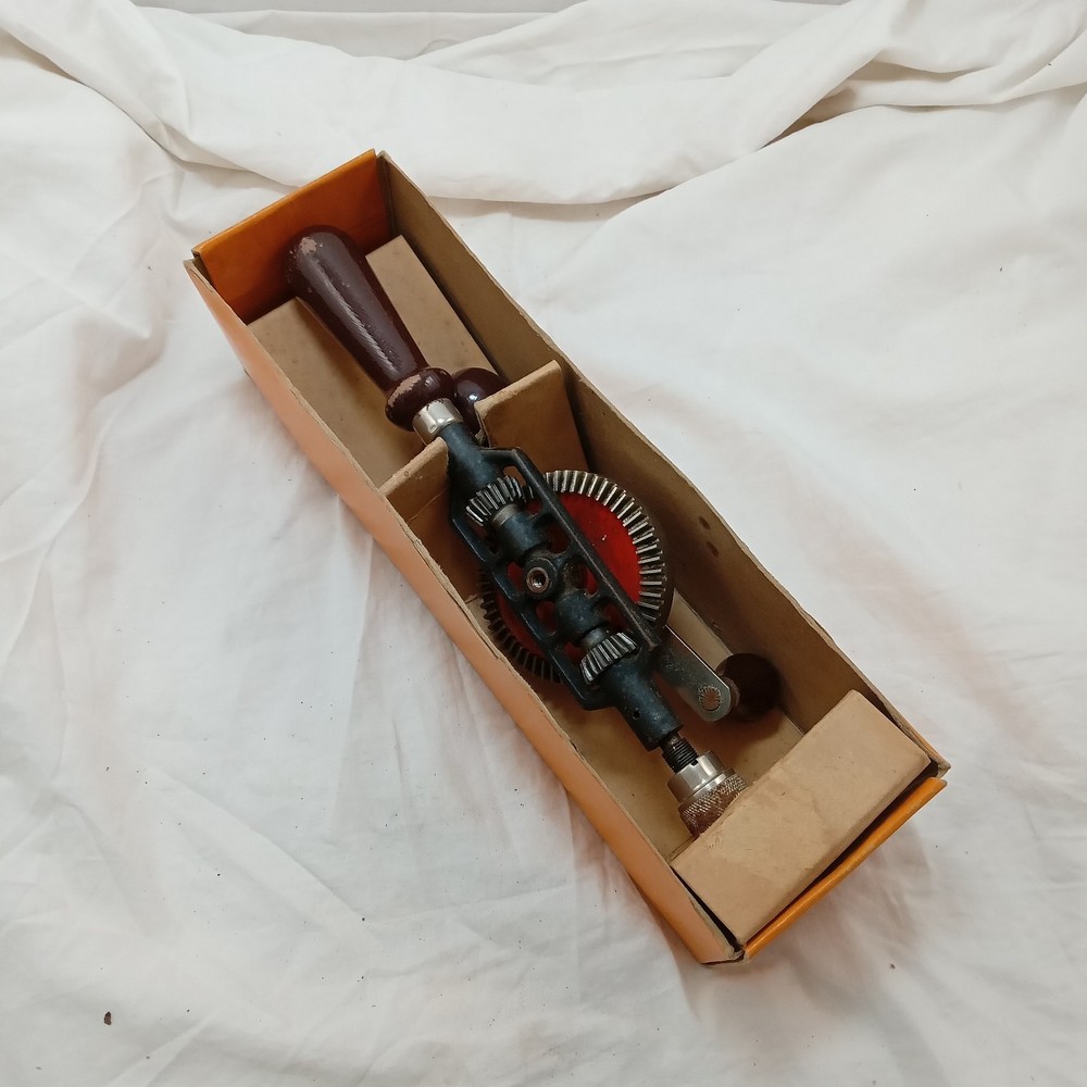 Vintage Stanley No 803 Hand Drill In Original Box,